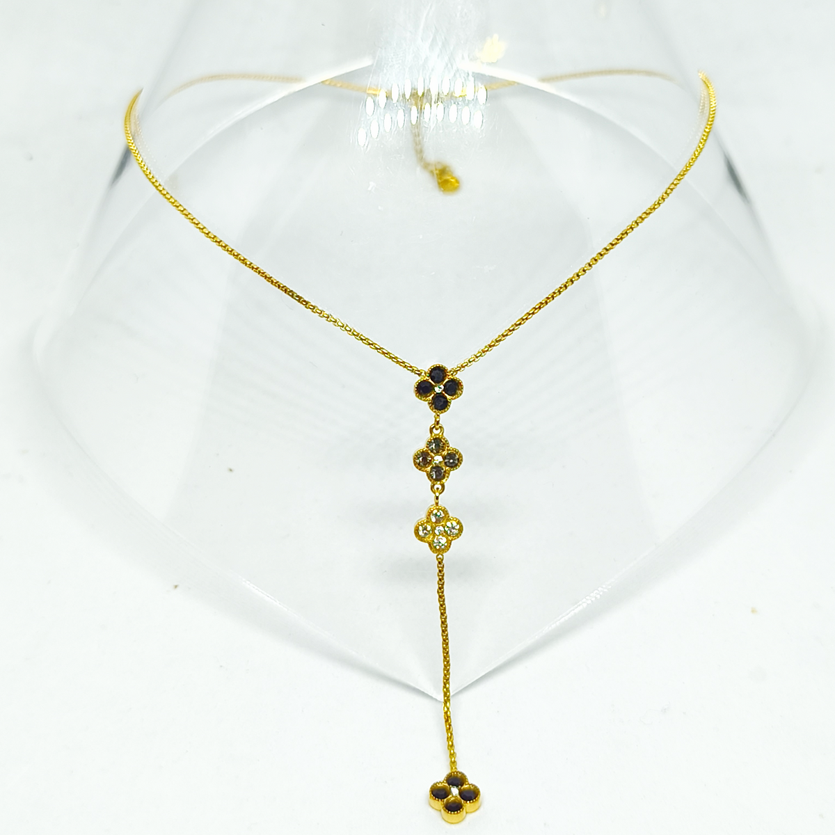 Collier SOFIA gold/multinoir