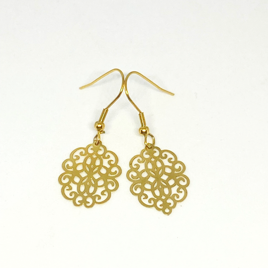 Boucles d'oreilles CECILE gold