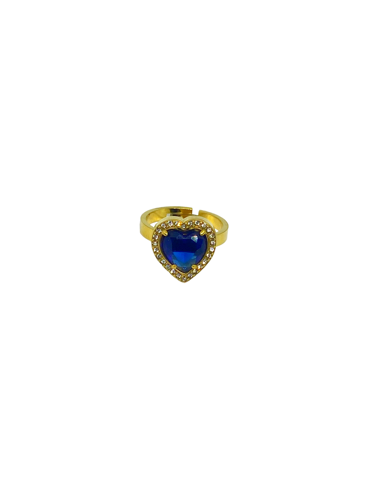 Bague BENEDICTA gold/bleu