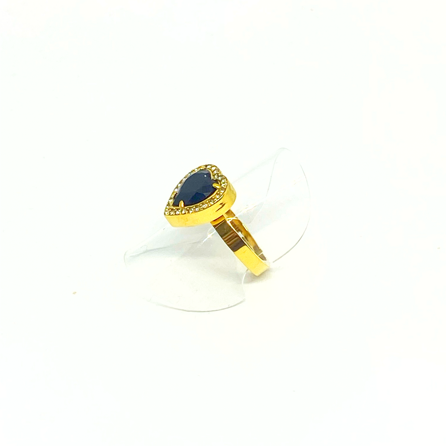 Bague BENEDICTA gold/black