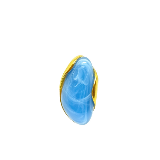 Bague CONSTANTINA gold/bleu