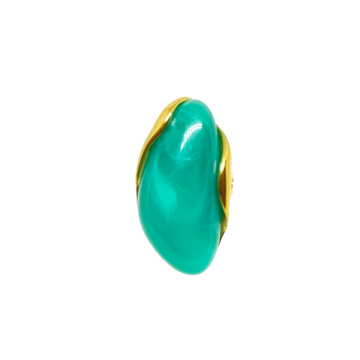 Bague CONSTANTINA gold/bleu lagon