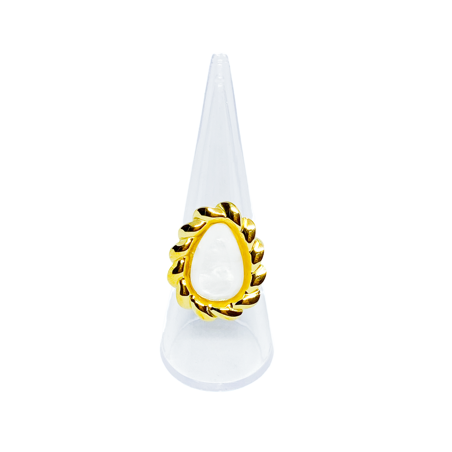 Bague LAURA gold/blanc