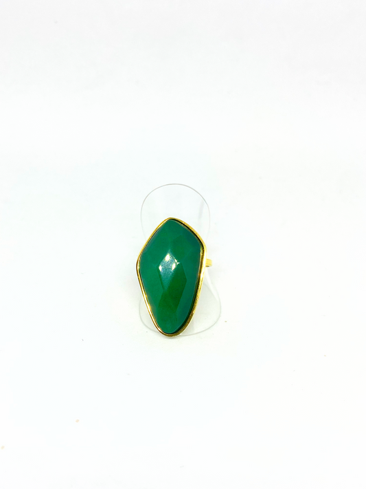 Bague NIA gold/vert