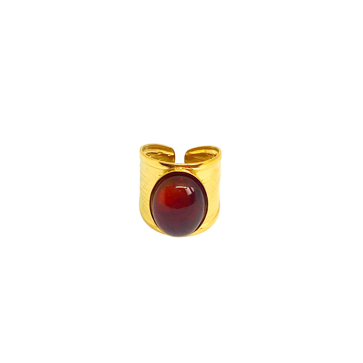 Bague ROSIE gold/marron
