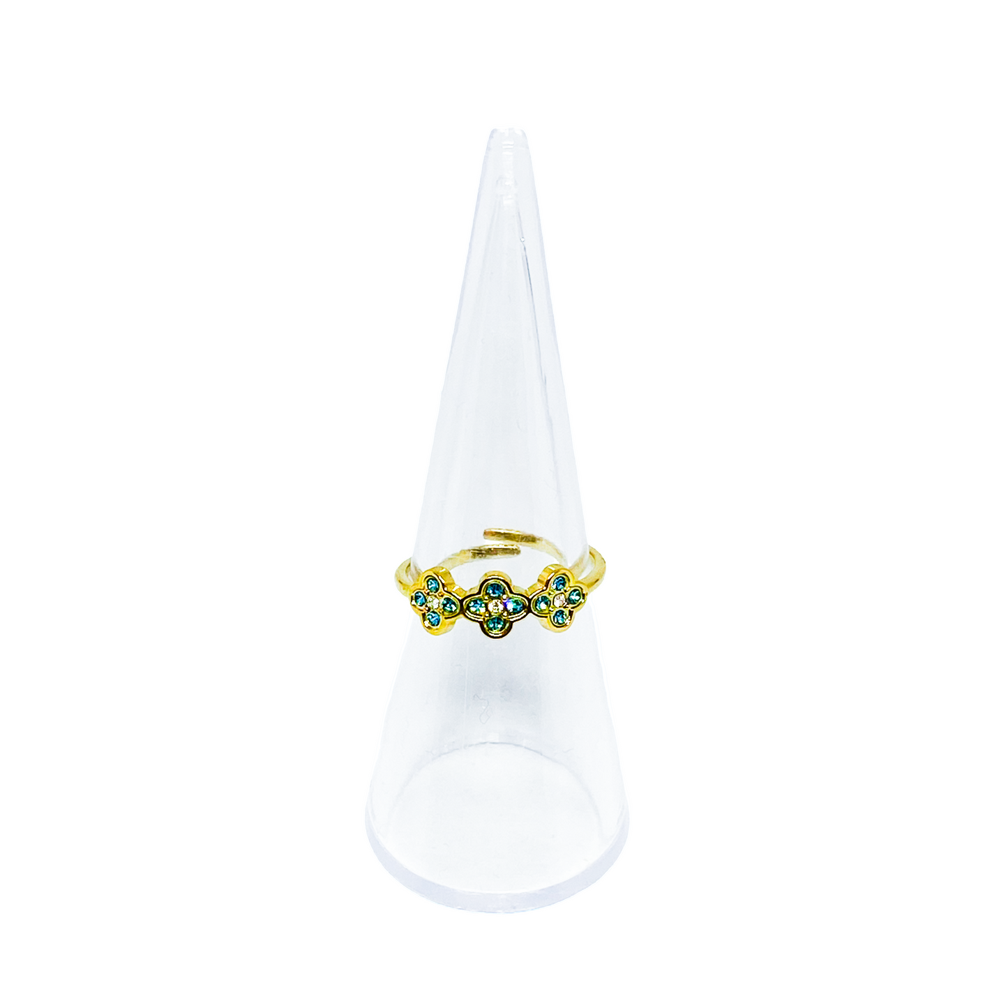 Bague VENUS gold/bleu ciel