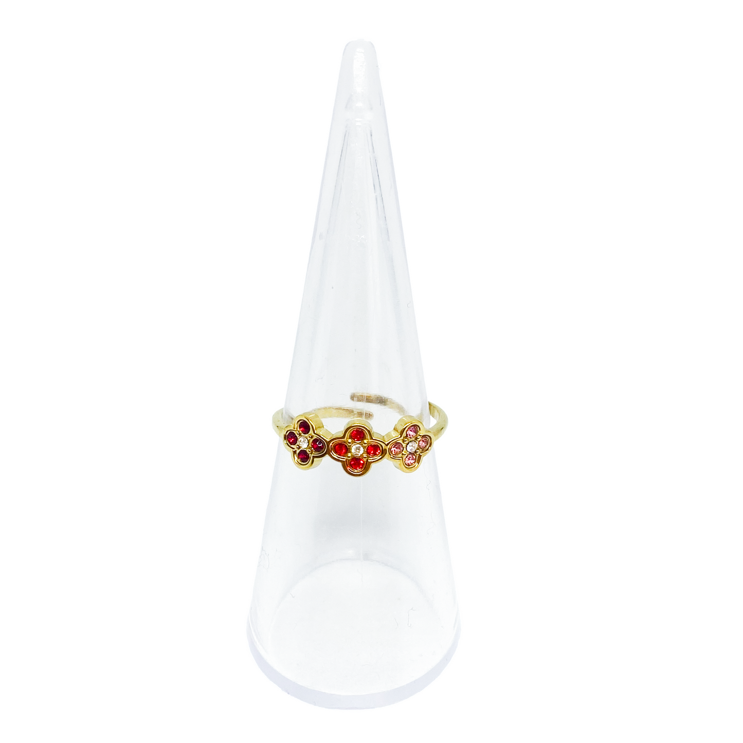 Bague VENUS gold/multi rouge