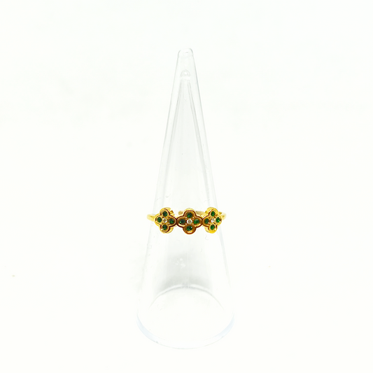 Bague VENUS gold/verte