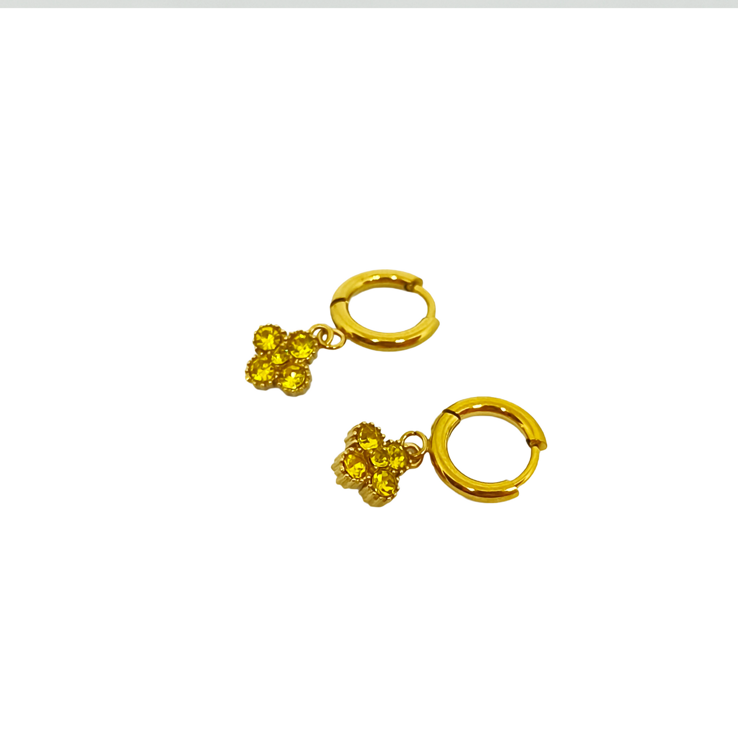 Boucles d'oreilles EMMA gold/jaune