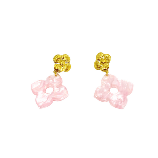 Boucles d'oreilles INSAF gold/rose