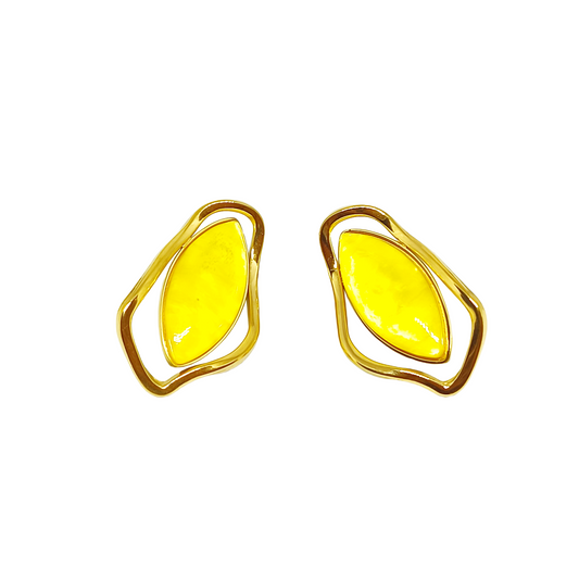 Boucles d'oreilles LIVY gold/jaune