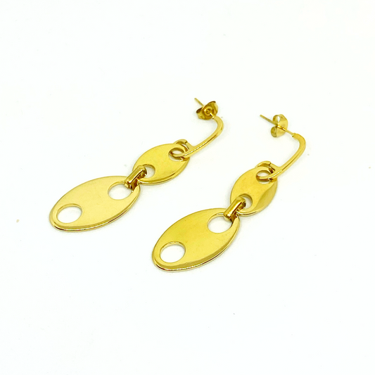 Boucles d'oreilles MAELINE gold