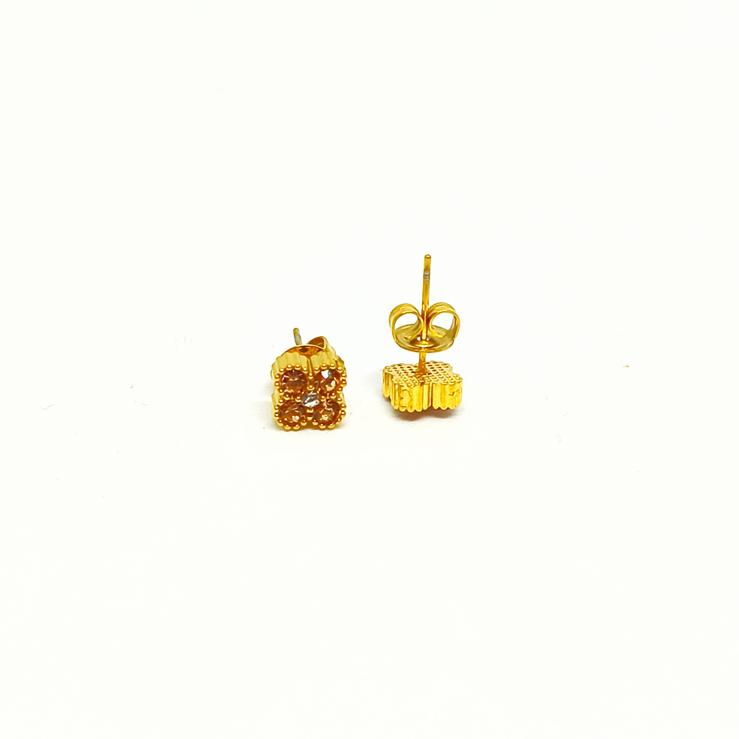 Boucles d'oreilles MALIA gold/champagne