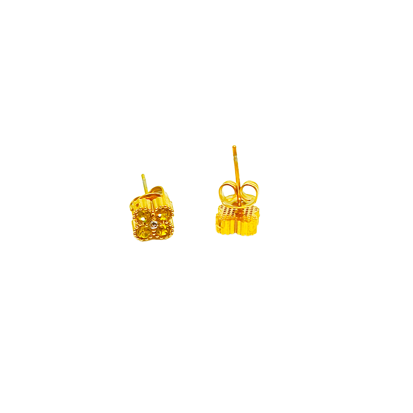 Boucles d'oreilles MALIA gold/jaune