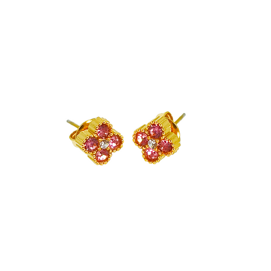 Boucles d'oreilles MALIA gold/rose pâle