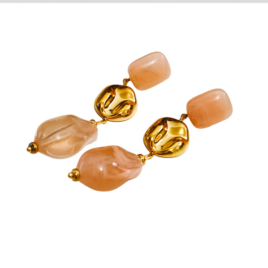 Boucles d'oreilles MANEL gold/rose
