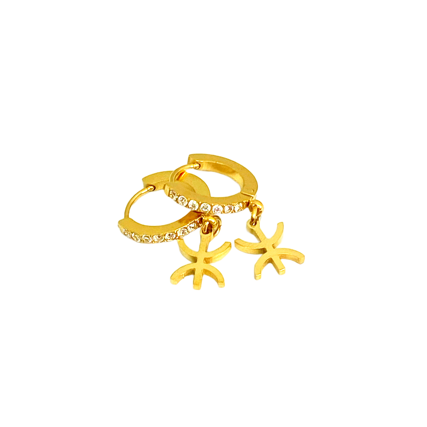 Boucles d'oreilles MASSIVA dorées