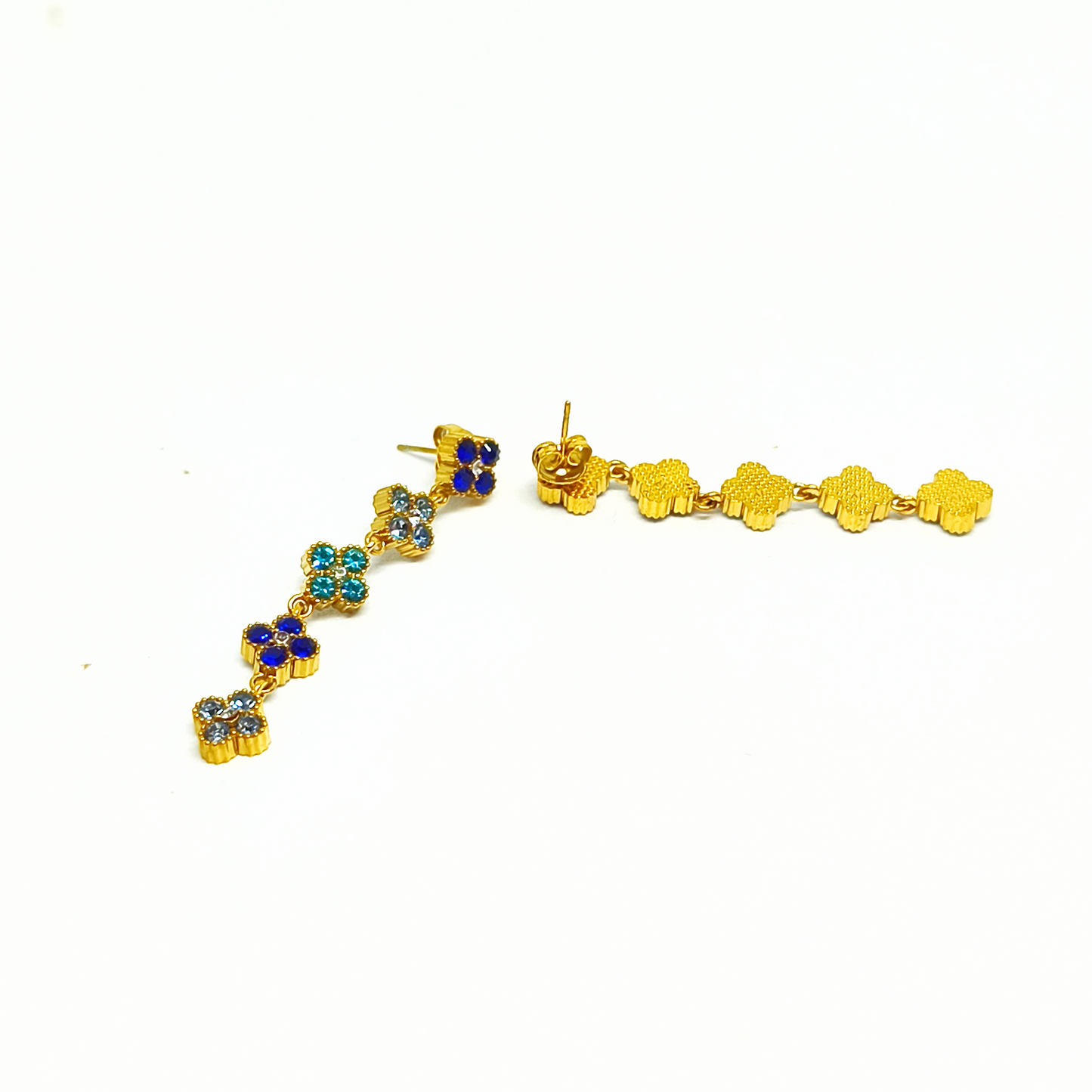 Boucles d'oreilles NELLY gold/multibleu