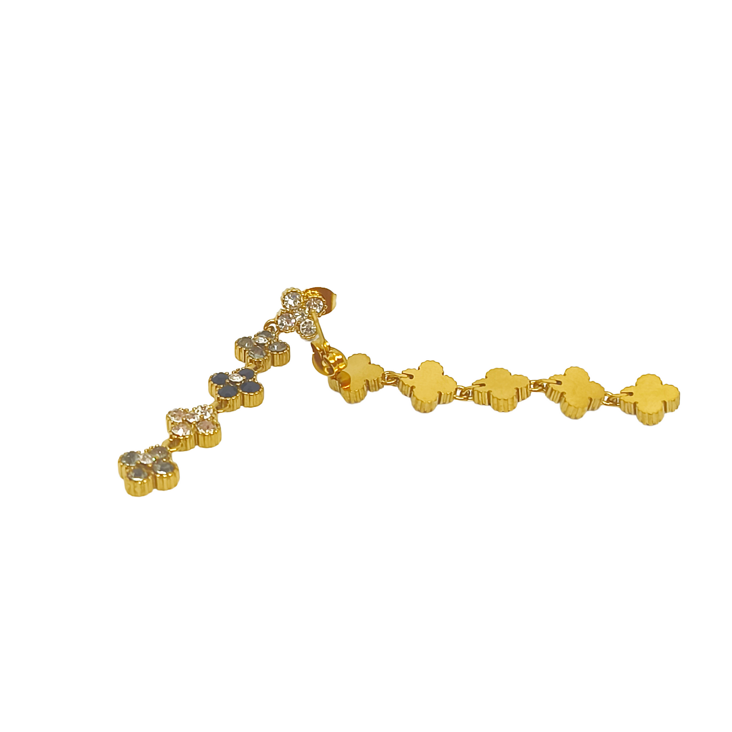 Boucles d'oreilles NELLY gold/multinoir