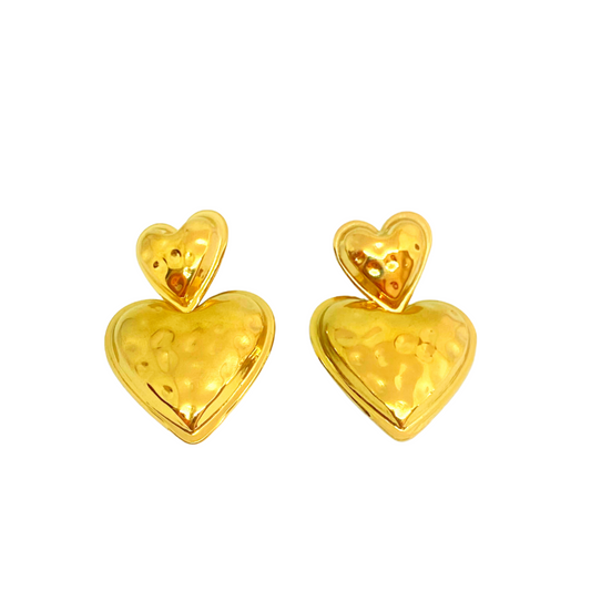 Boucles d'oreilles NAO gold