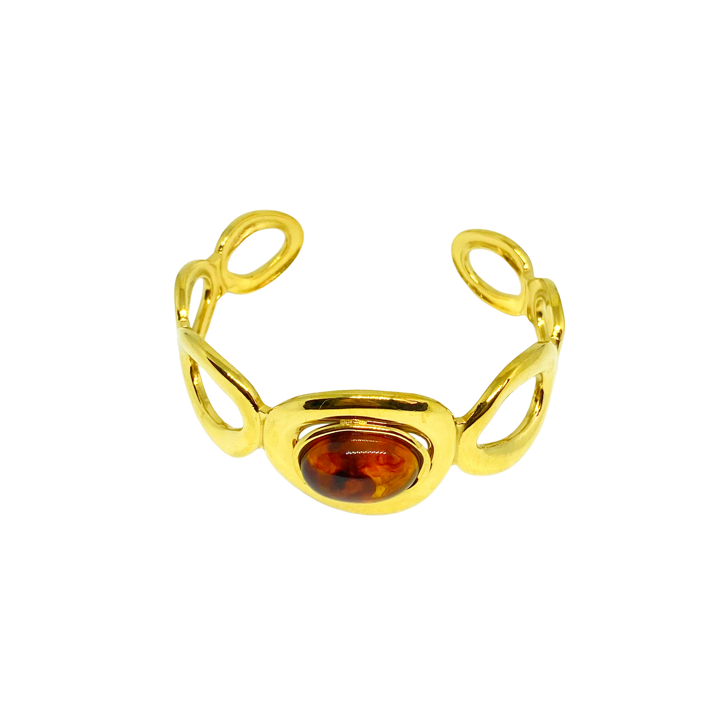 Bracelet ALVIRA gold/marron