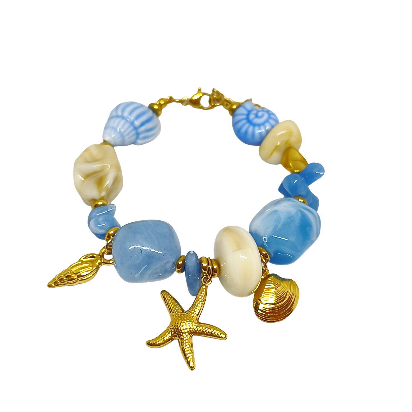 Bracelet AYARA gold/bleu