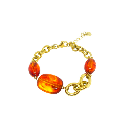 Bracelet CARLA gold/marron