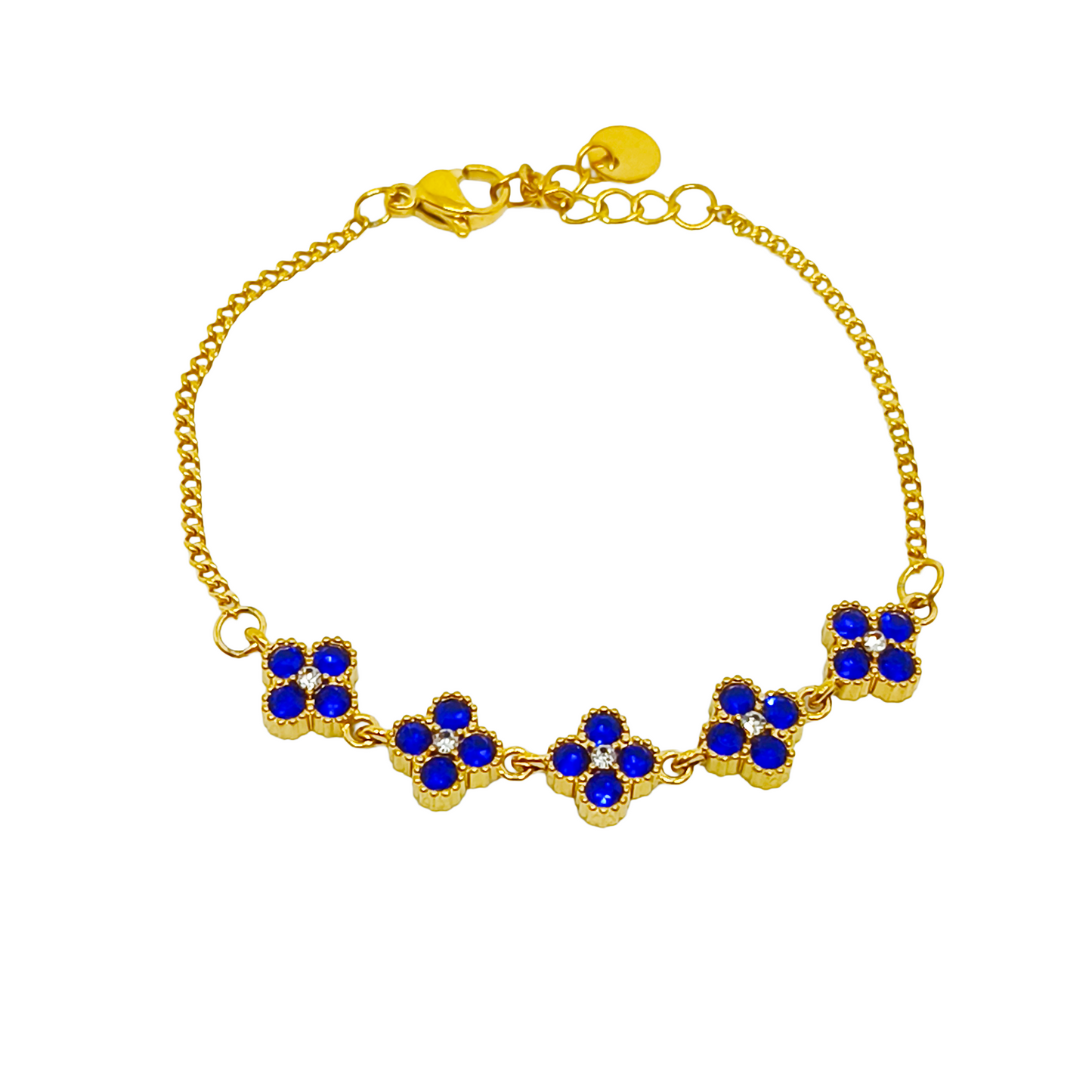 Bracelet DIANA gold/bleu