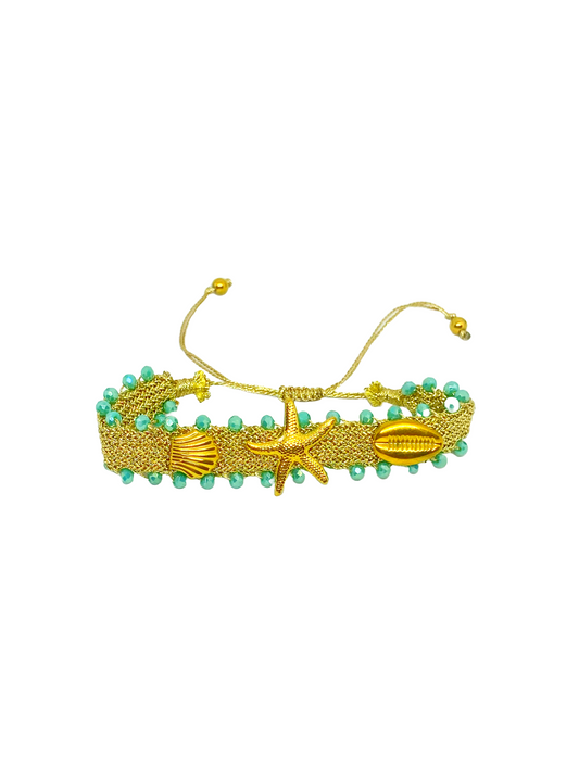 Bracelet EMMANUELLA gold/bleu