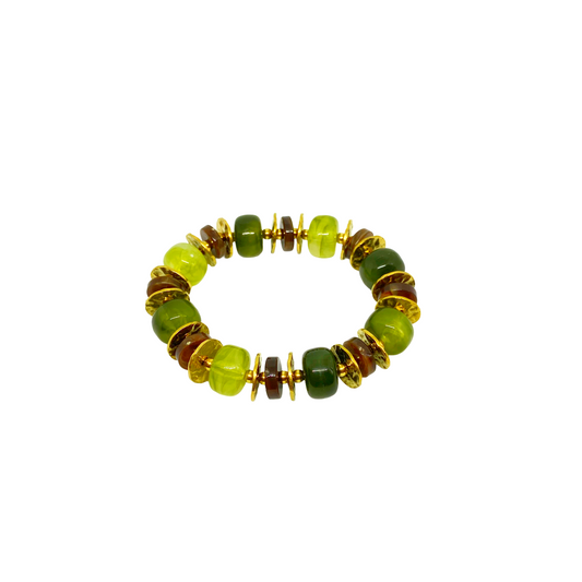 Bracelet FANTINE gold/vert