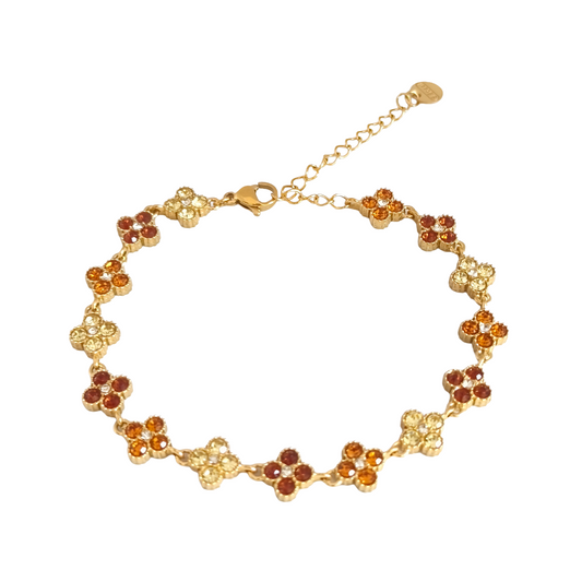 Bracelet MAHINA gold/caramel