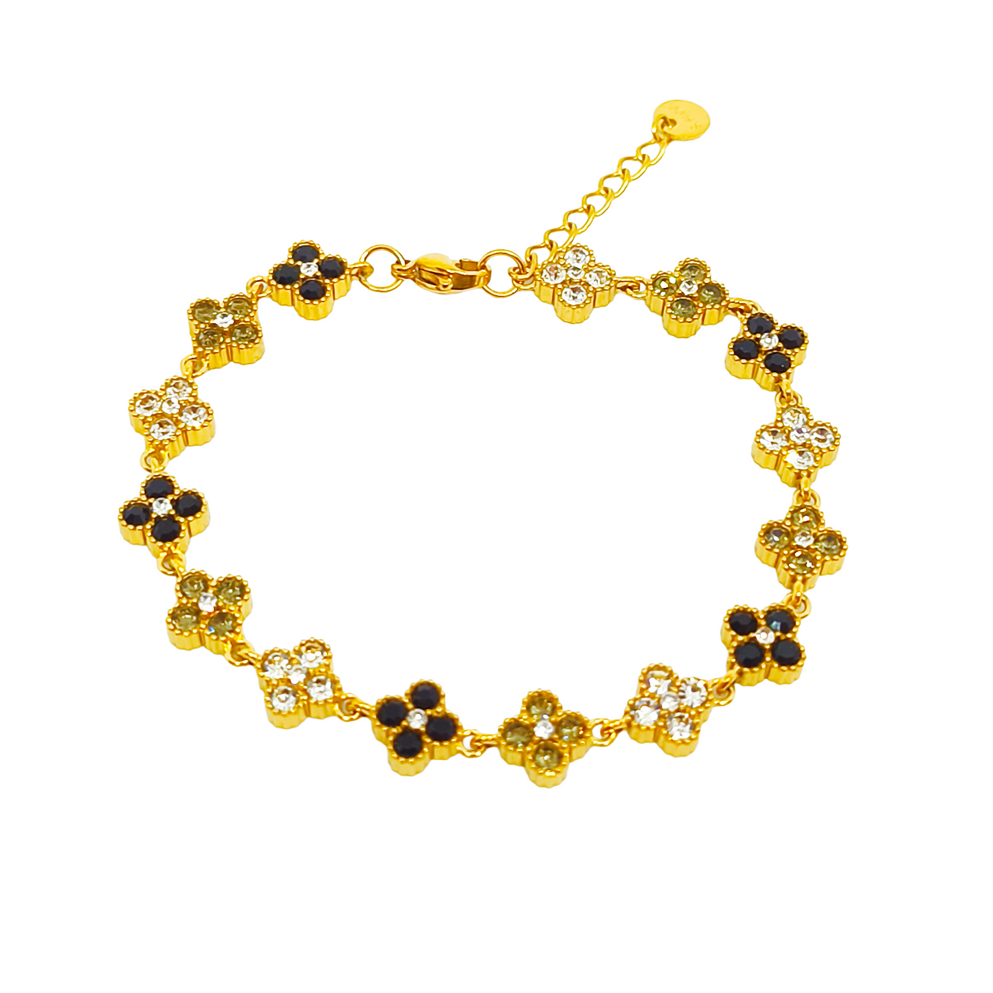 Bracelet MAHINA gold/multinoir