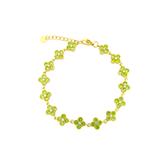 Bracelet MAHINA gold/pistache