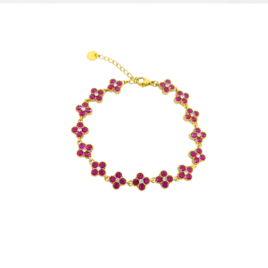 Bracelet MAHINA gold/rose bonbon