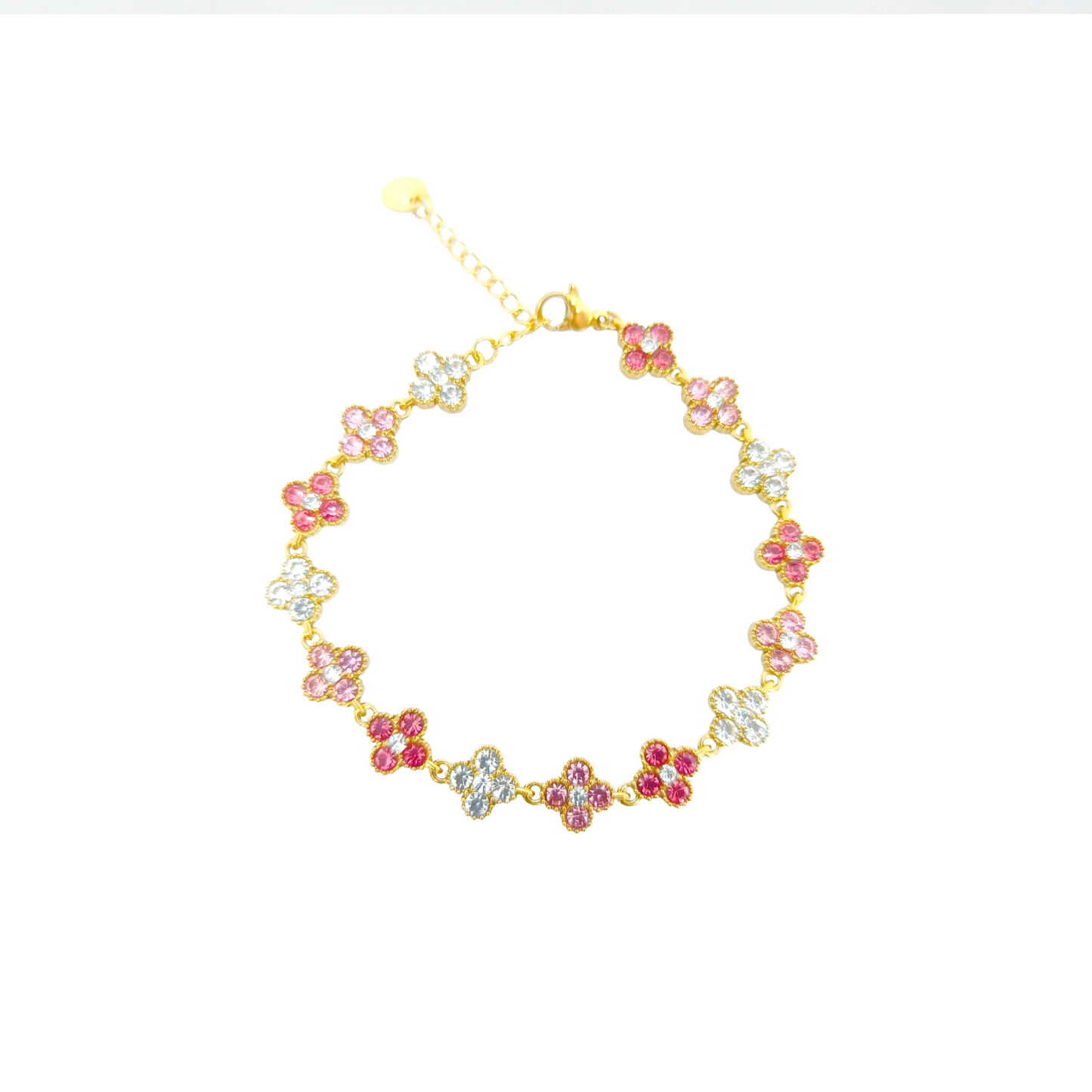 Bracelet MAHINA gold/ rose et blanc