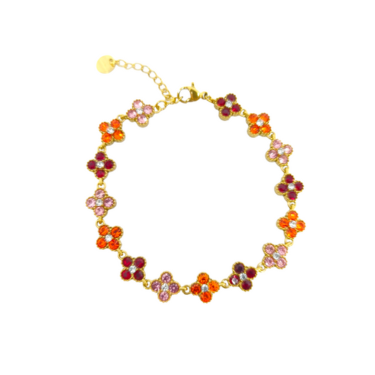 Bracelet MAHINA gold/ rouge rose