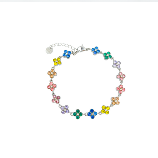 Bracelet MAHINA sylver/multicolore