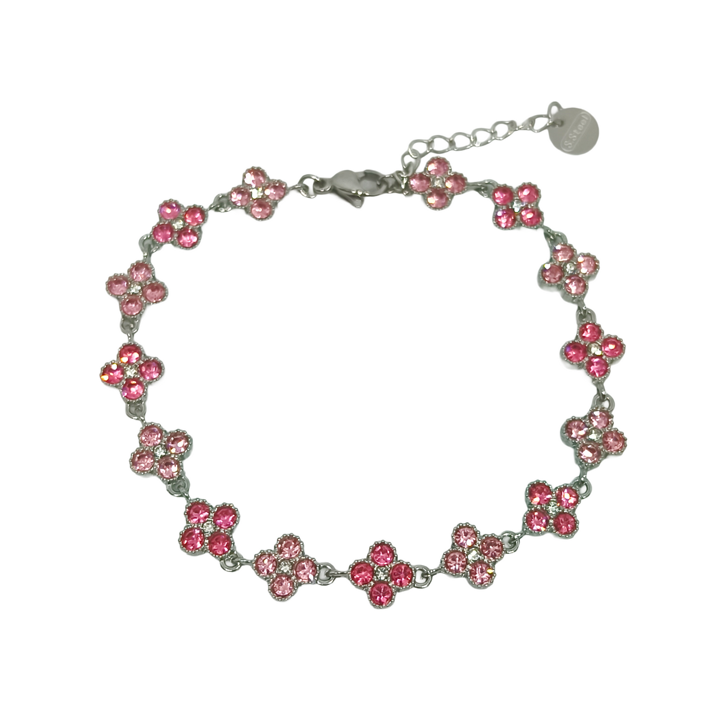 Bracelet MAHINA sylver/multirose