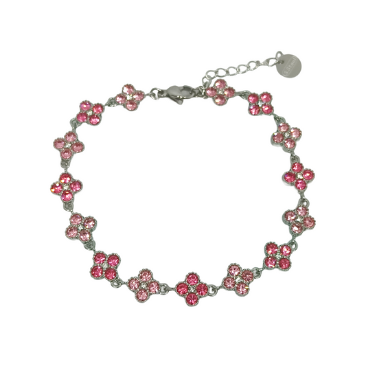 Bracelet MAHINA sylver/multirose