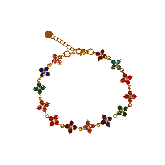 Bracelet MINA gold/multicolore