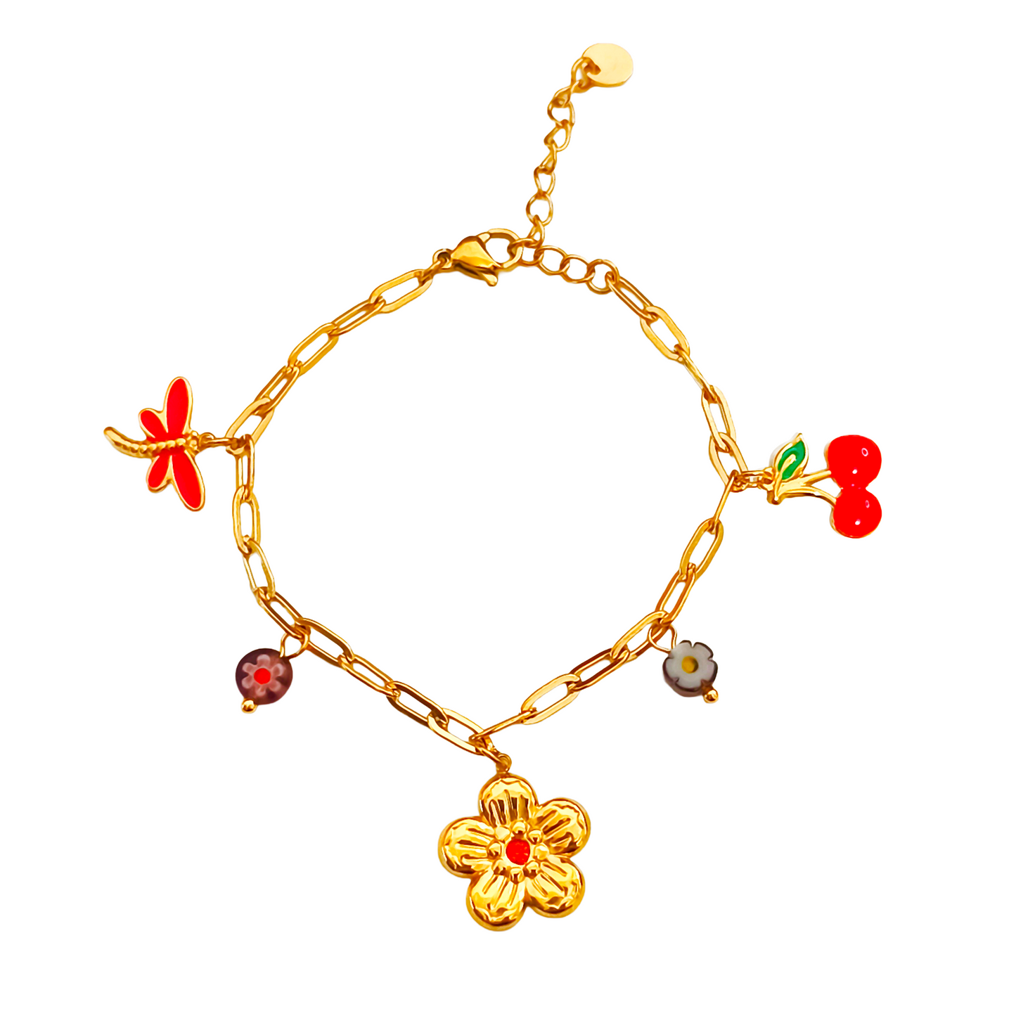 Bracelet MINDY gold/rouge