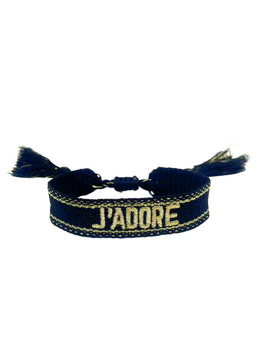Bracelet TRINITY gold/noir