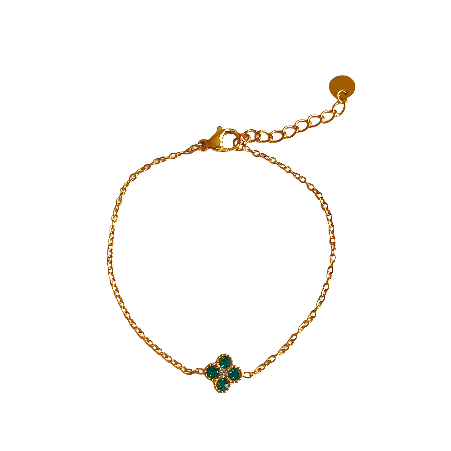 Bracelet ELSA gold/vert
