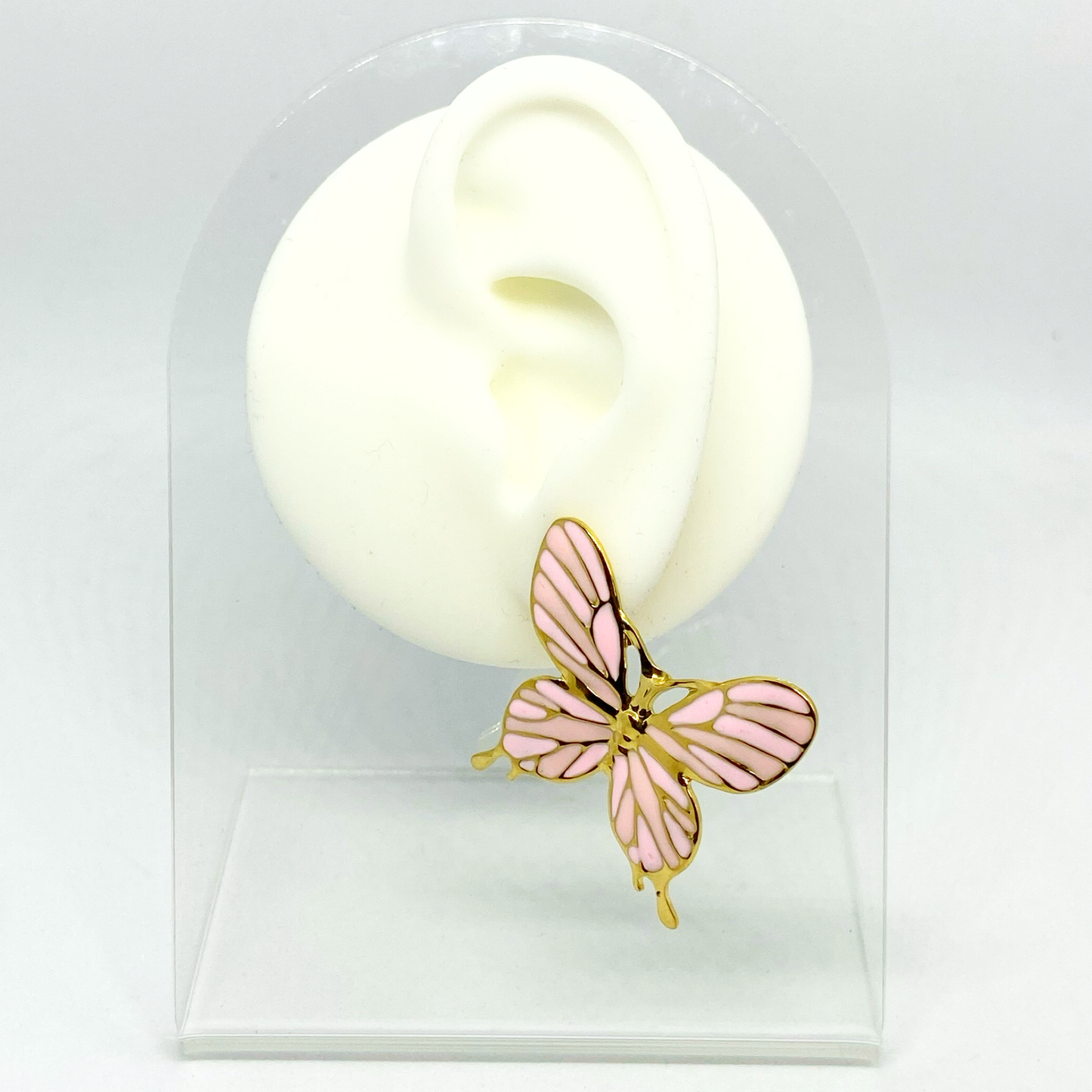 Boucles d'oreilles CHARLÈNE gold et rose