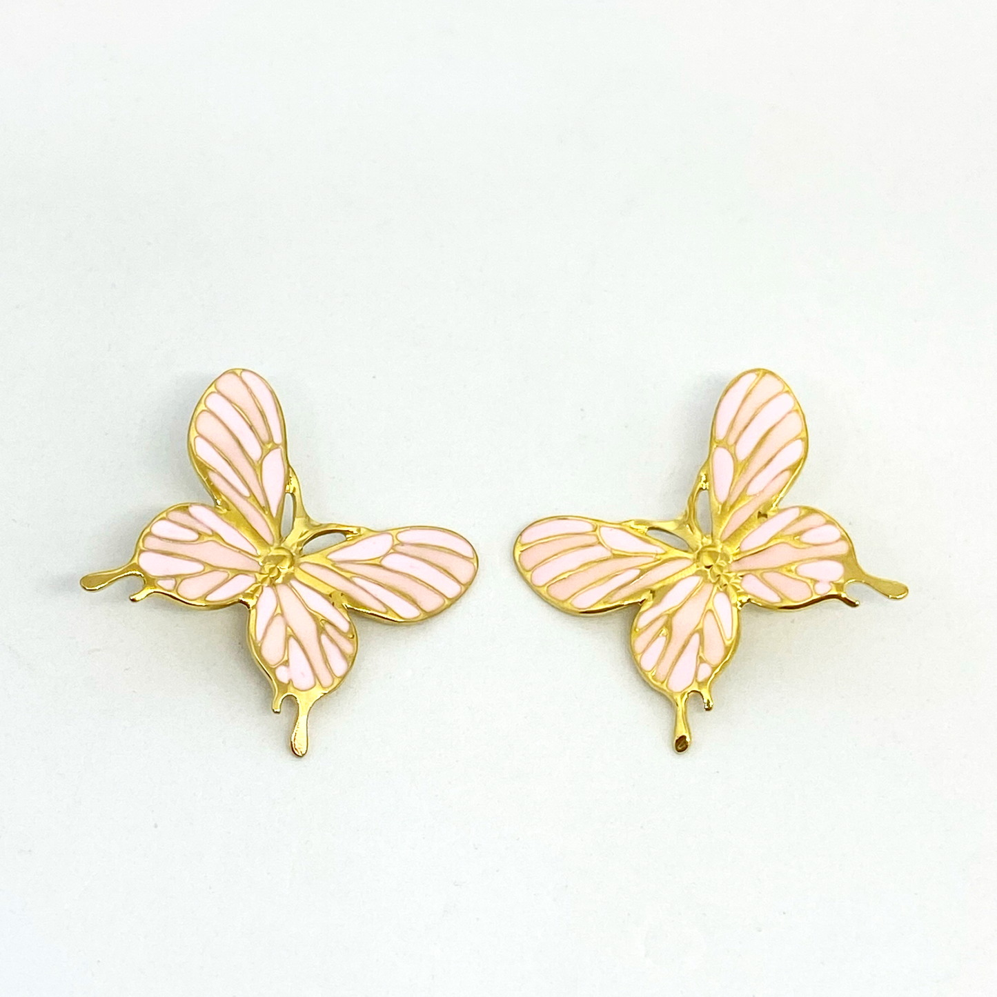 Boucles d'oreilles CHARLÈNE gold et rose