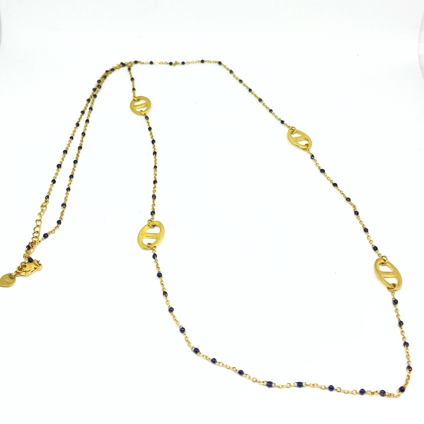 Collier sautoir CHARLY gold/ black