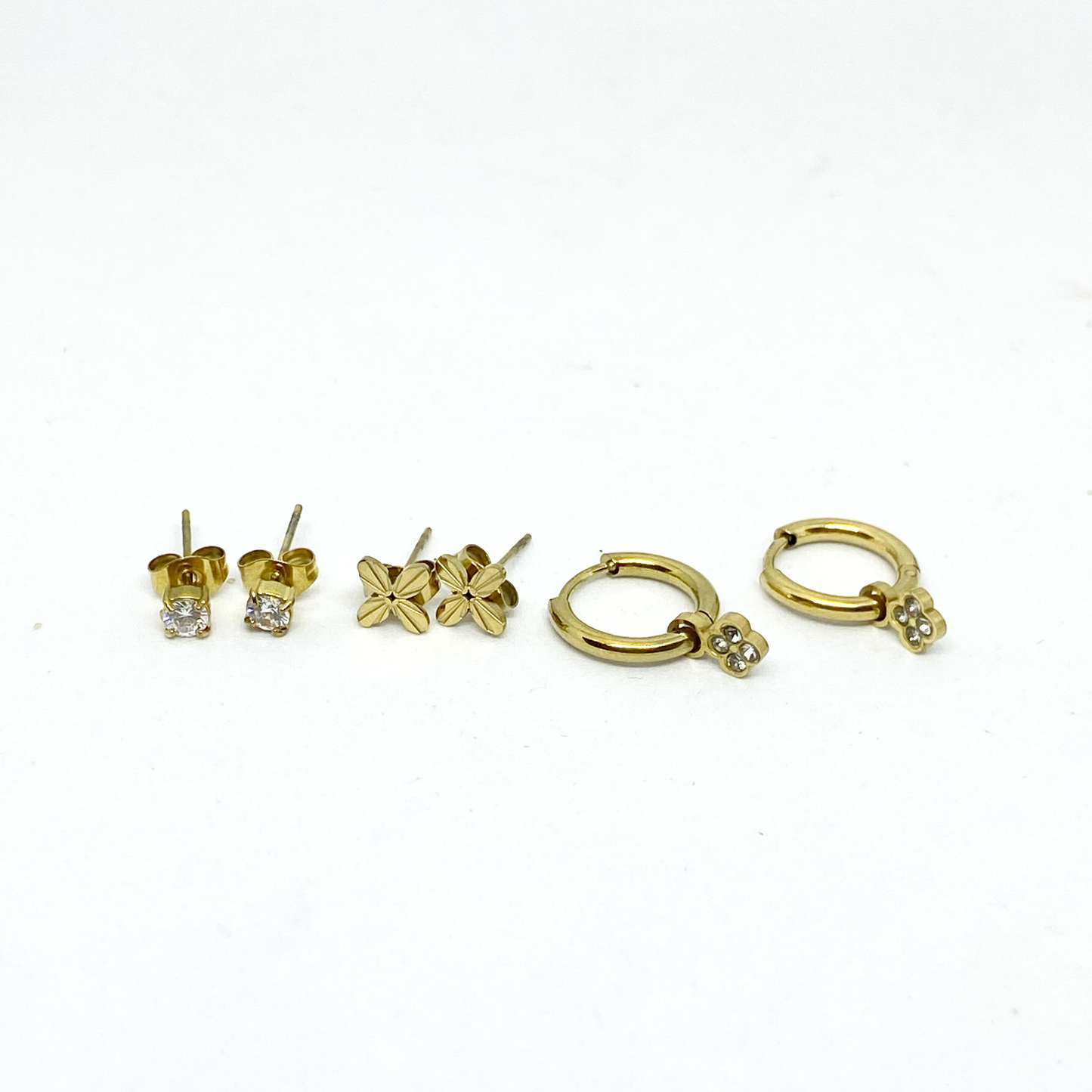 Boucles d'oreilles trio CHERYL gold