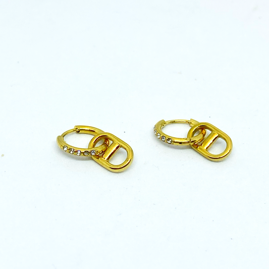 Boucles d'oreilles CLARISSE gold