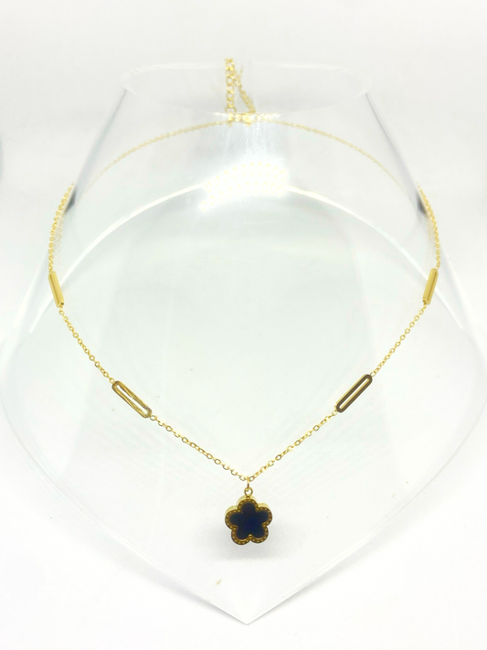 Collier CLÉMENCE gold/ black