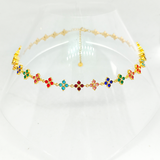 Collier ALICIA gold/ multicolore